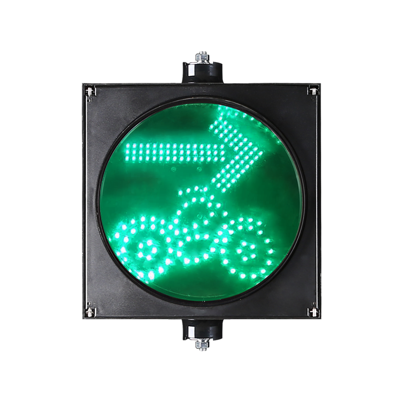 Eine Einheit grüner Pfeil + grünes Motor-LED-Ampel