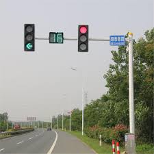F-förmiger Ampelmast