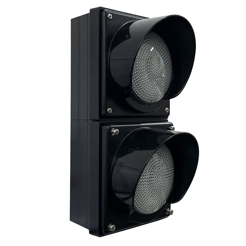 Rot/Grüne Vollkugel-Ampel mit hohem Lichtstrom (zwei Einheiten)