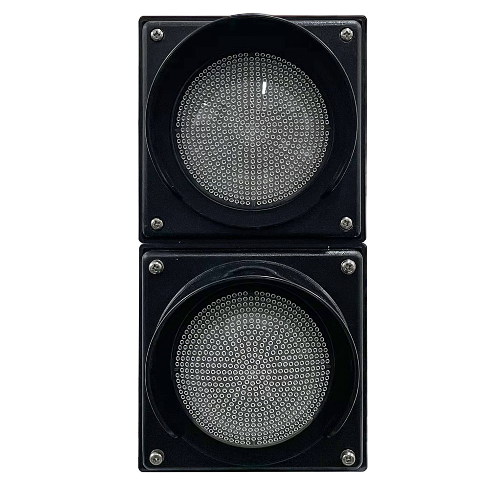 Rot/Grüne Vollkugel-Ampel mit hohem Lichtstrom (zwei Einheiten)