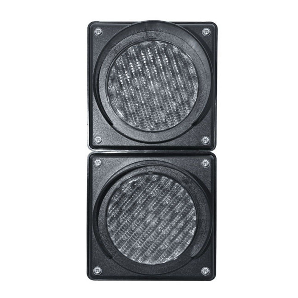 Niedrigleistungs-Rot/Grün-Vollkugel-Ampel (zwei Einheiten)