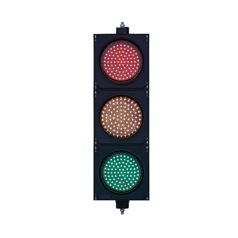 Niedrigleistungs-Ampel mit roter/gelber/grüner Vollkugel und Countdown-Timer