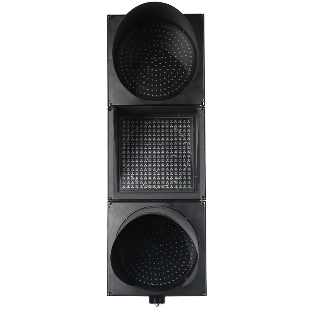 Niedrigleistungs-Ampel mit roter/gelber/grüner Vollkugel und Punktmatrix-Countdown