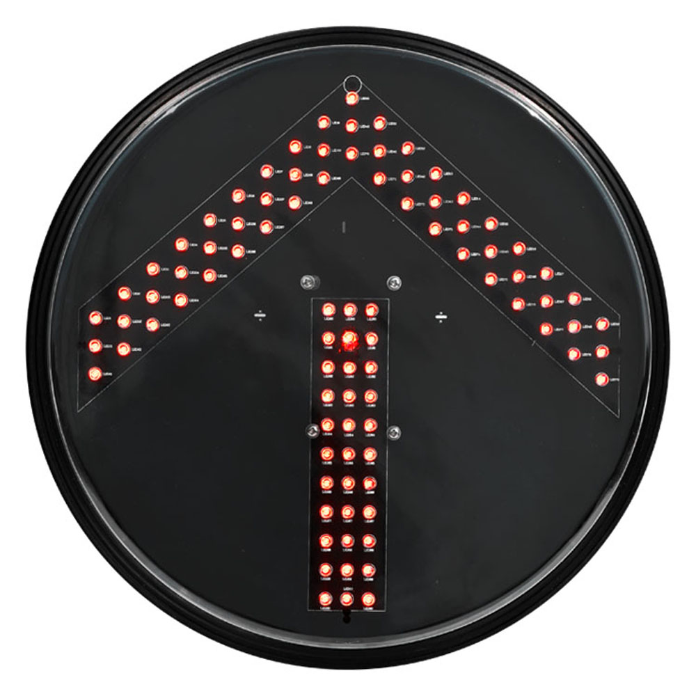 Niedrigstrom-Ampelmodul mit Pfeil