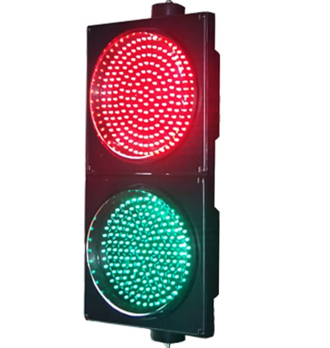 Niedrigleistungs-Rot/Grün-Vollkugel-Ampel