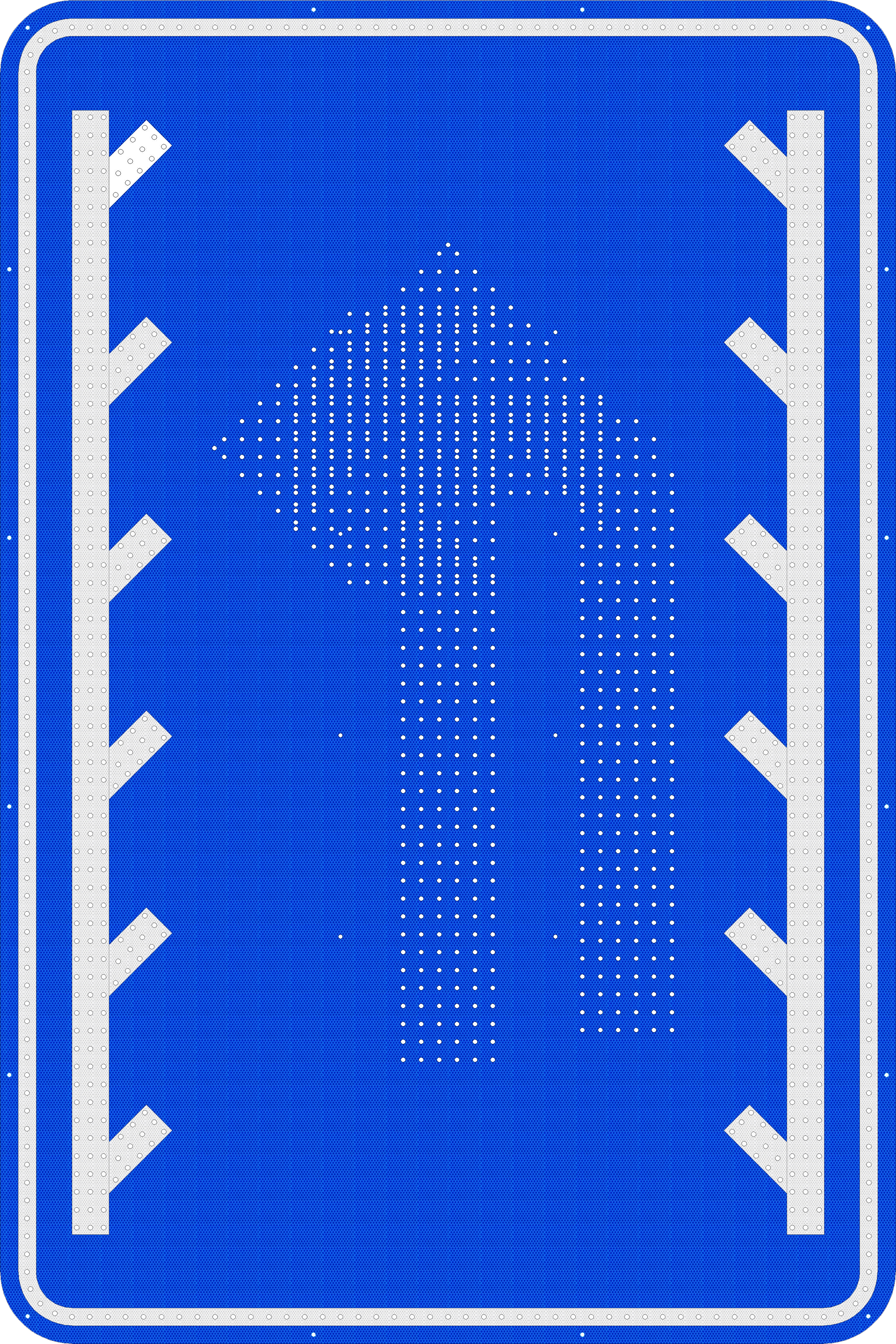 Fahrspurkontrollschild