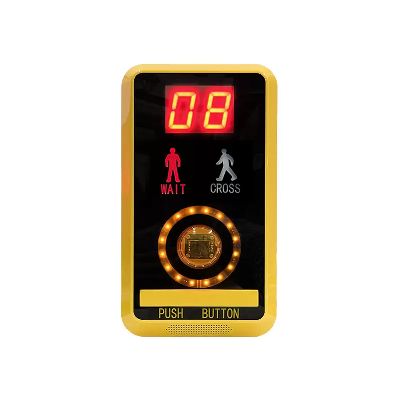 berührungsloser Fußgängerampelknopf