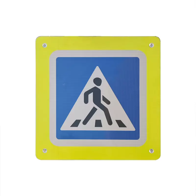 Innenleuchtende Fußgängerüberwegschilder Innenleuchtende Fußgängerüberwegschilder